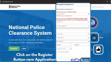 npcs website to register|Police Clearance: Online Application & .
